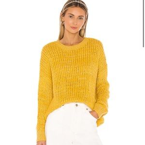 Mustard Metallic Superdown Sweater